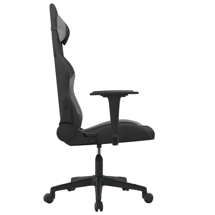gamingstol stof Sort og lysegrå
