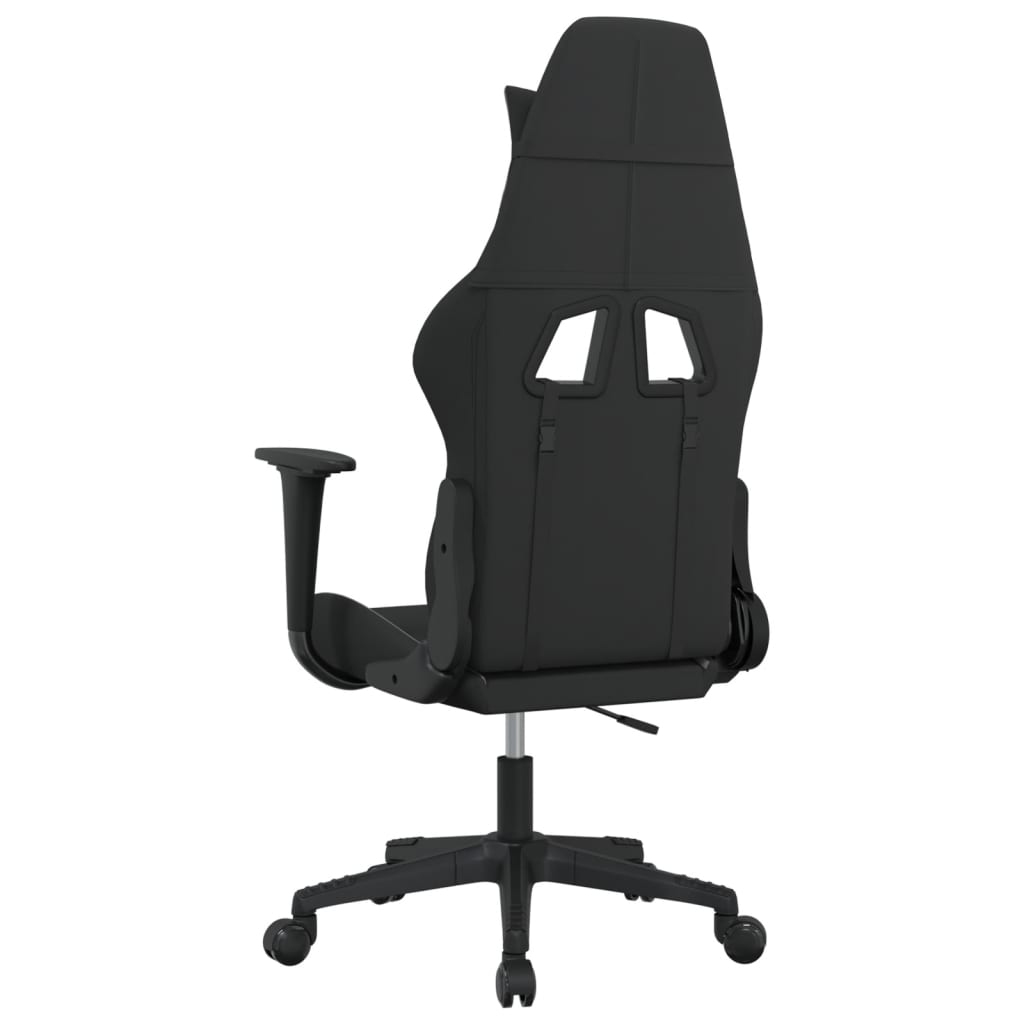 gamingstol stof Sort og lysegrå