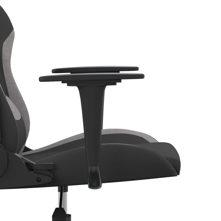 gamingstol stof Sort og lysegrå
