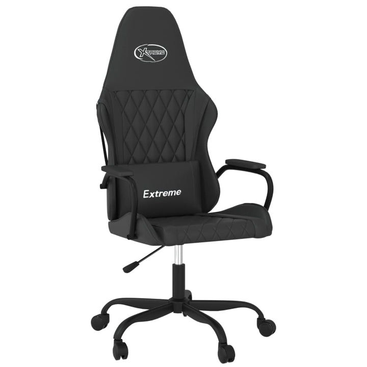 gamingstol kunstlæder sort
