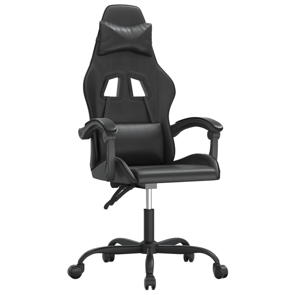 gamingstol kunstlæder sort