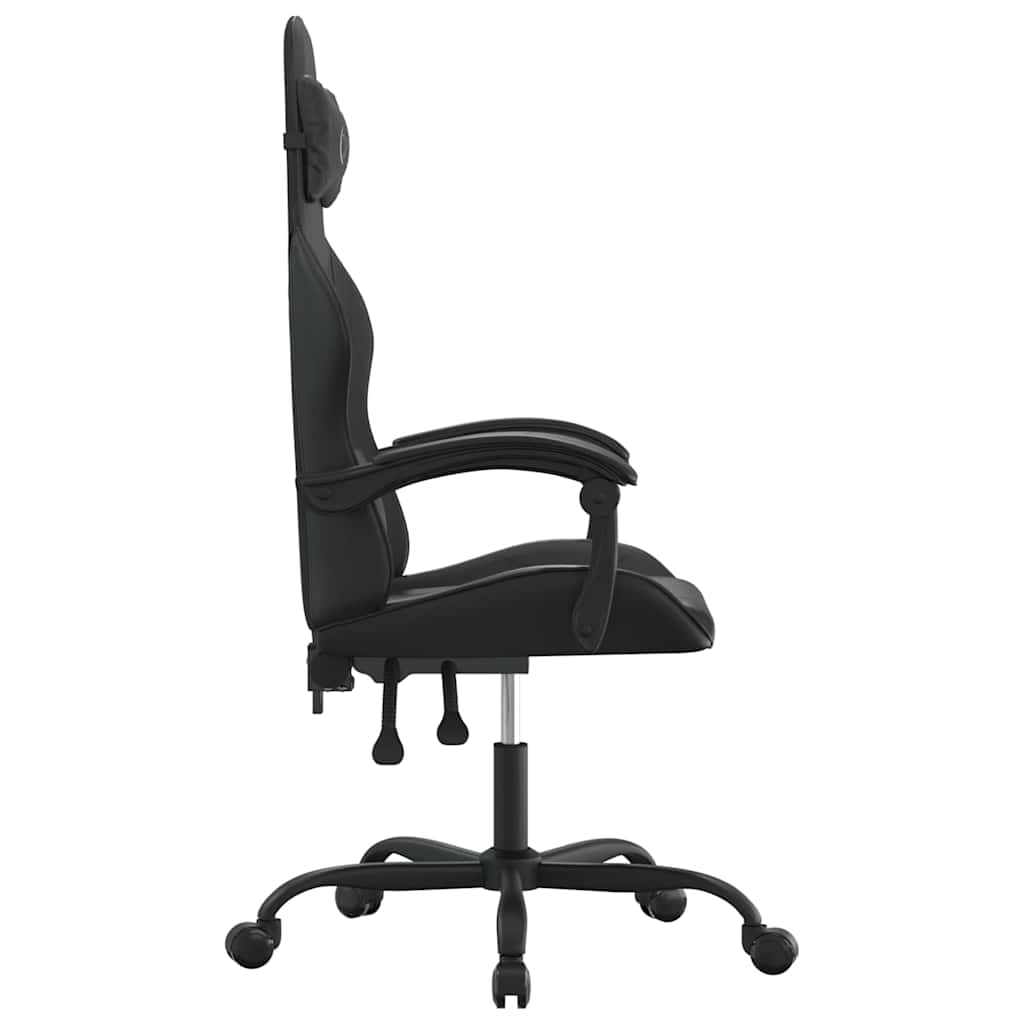 gamingstol kunstlæder sort