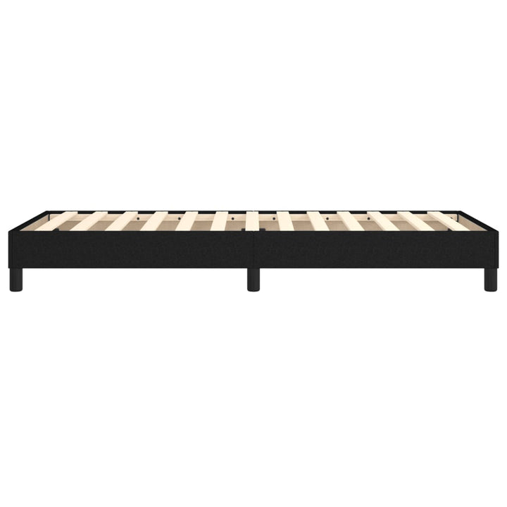 Boxspring sengeramme 80x200 cm stof sort
