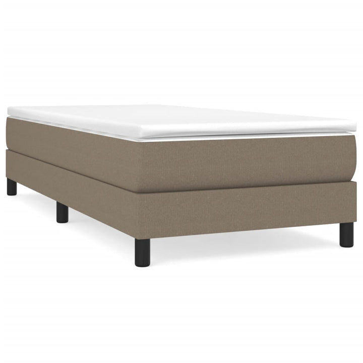 Boxspring sengeramme 80x200 cm stof gråbrun