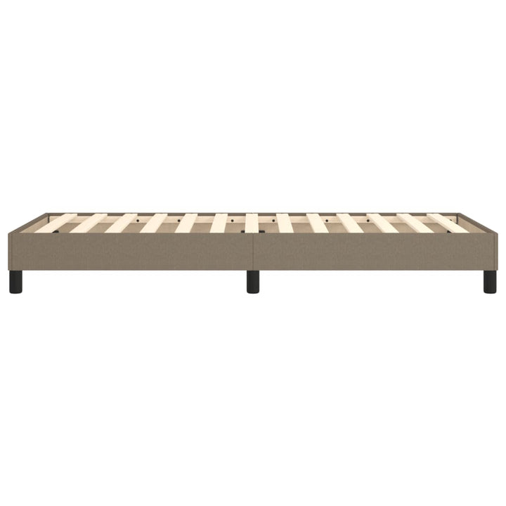 Boxspring sengeramme 80x200 cm stof gråbrun