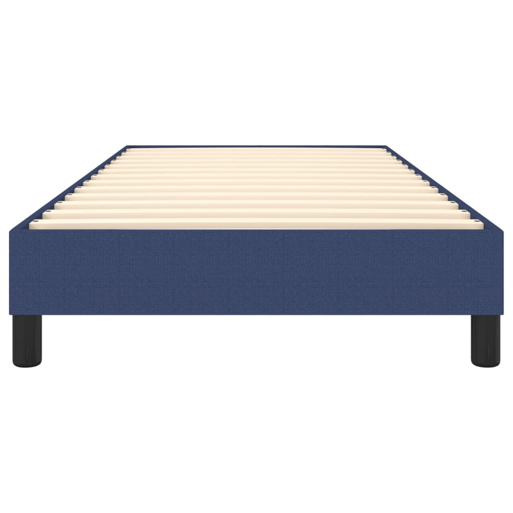 Boxspring sengeramme 90x190 cm stof blå