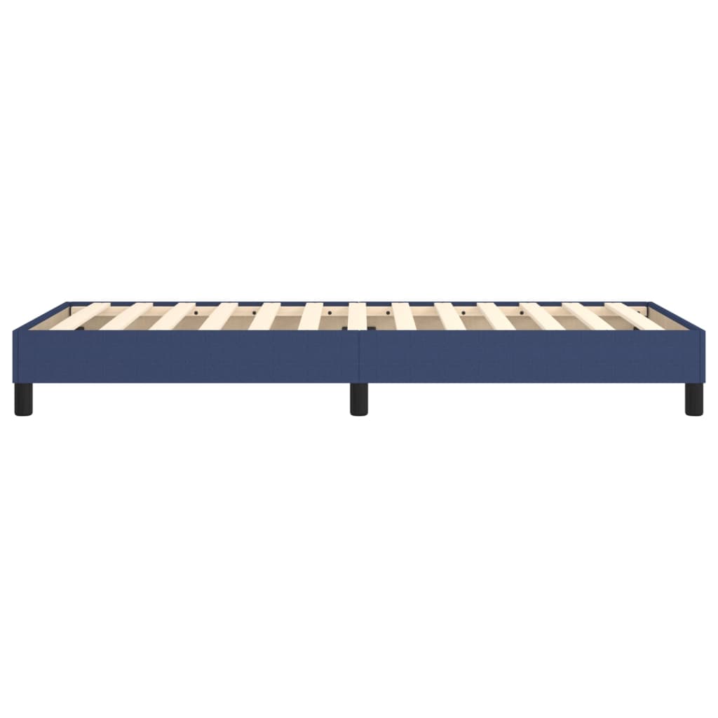 Boxspring sengeramme 90x190 cm stof blå