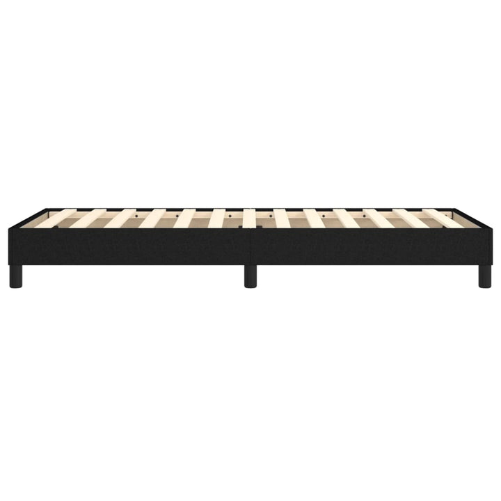 Boxspring sengeramme 90x200 cm stof sort