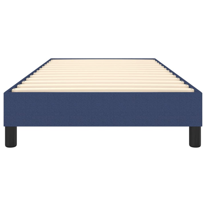 Boxspring sengeramme 90x200 cm stof blå