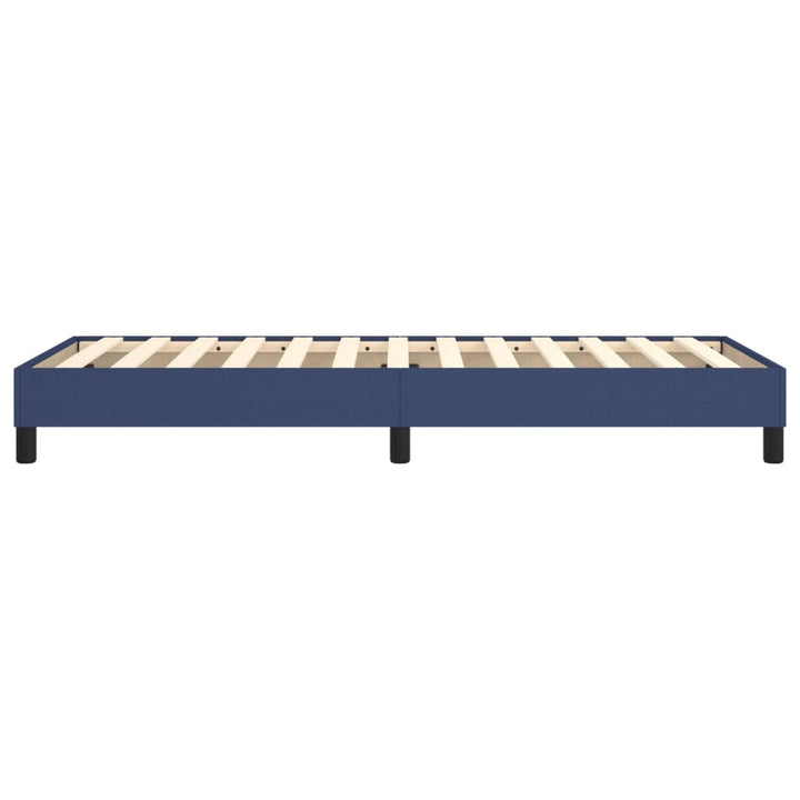 Boxspring sengeramme 90x200 cm stof blå