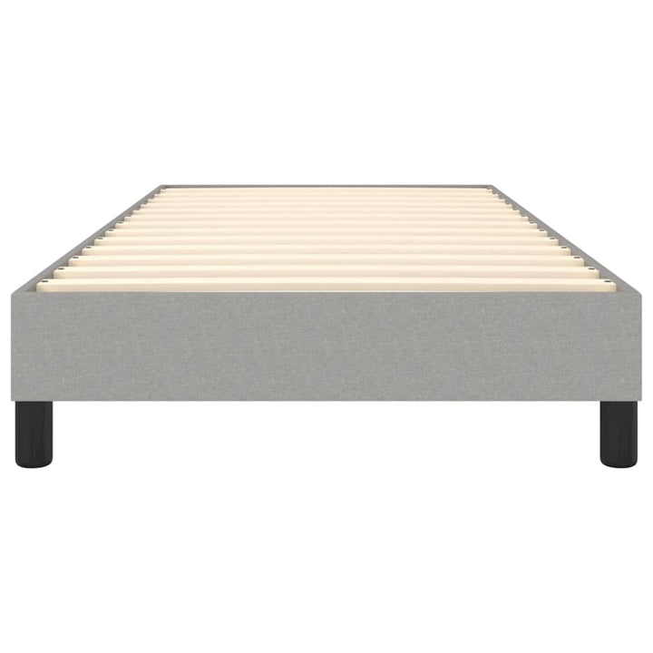 Boxspring sengeramme Lysegrå 100x200 cm Stof