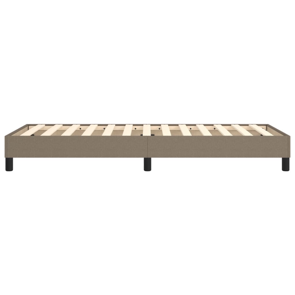 Boxspring sengeramme Taupe 100x200 cm Stof