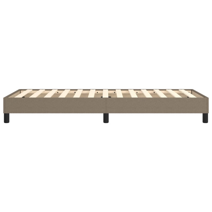 Boxspring sengeramme Taupe 100x200 cm Stof