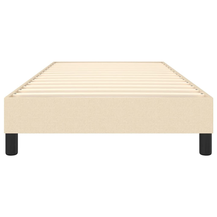 Boxspring sengeramme Creme 100x200 cm Stof