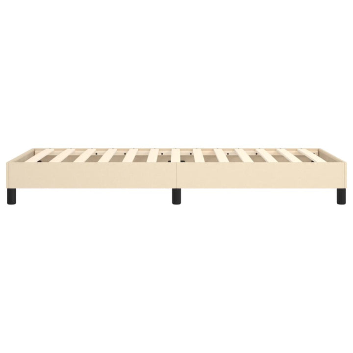 Boxspring sengeramme Creme 100x200 cm Stof