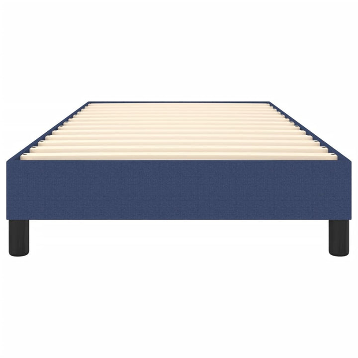 Boxspring sengeramme 100x200 cm stof blå