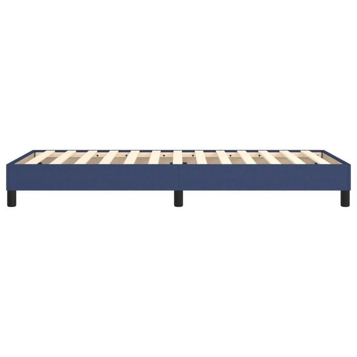 Boxspring sengeramme 100x200 cm stof blå