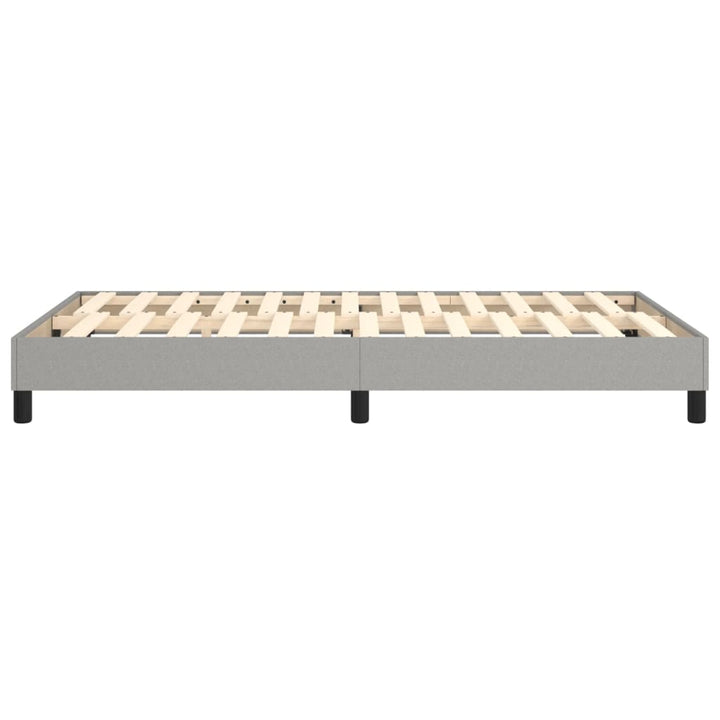Boxspring sengeramme Lysegrå 120x200 cm Stof