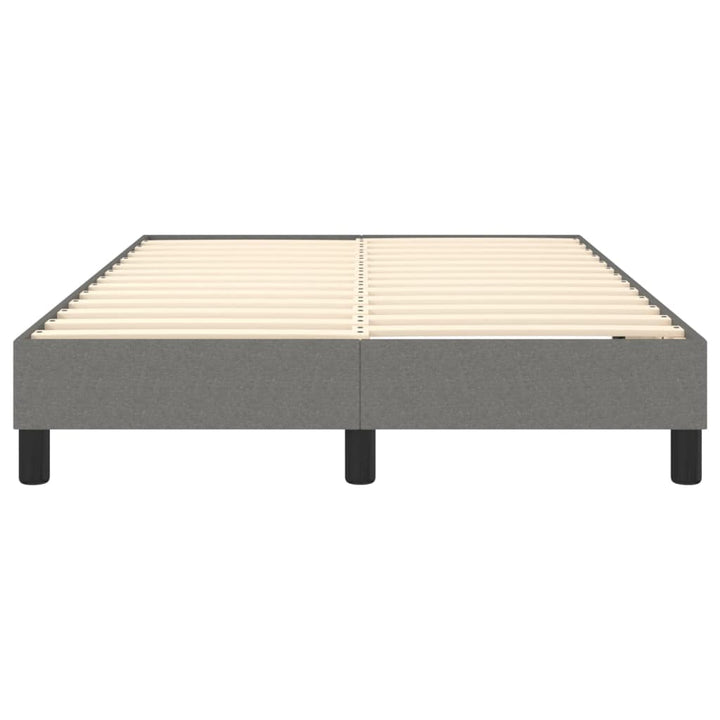 Boxspring sengeramme Mørkegrå 120x200 cm Stof