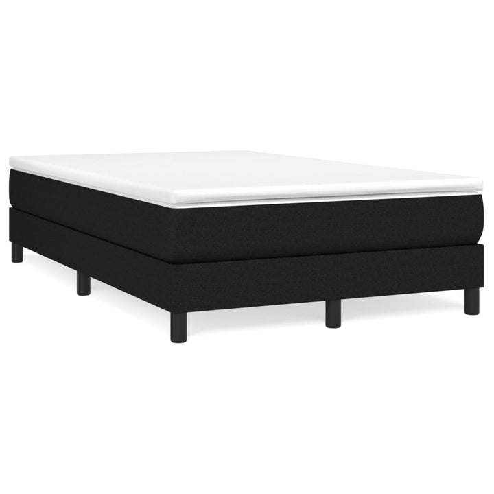 Boxspring sengeramme Sort 120x200 cm Stof