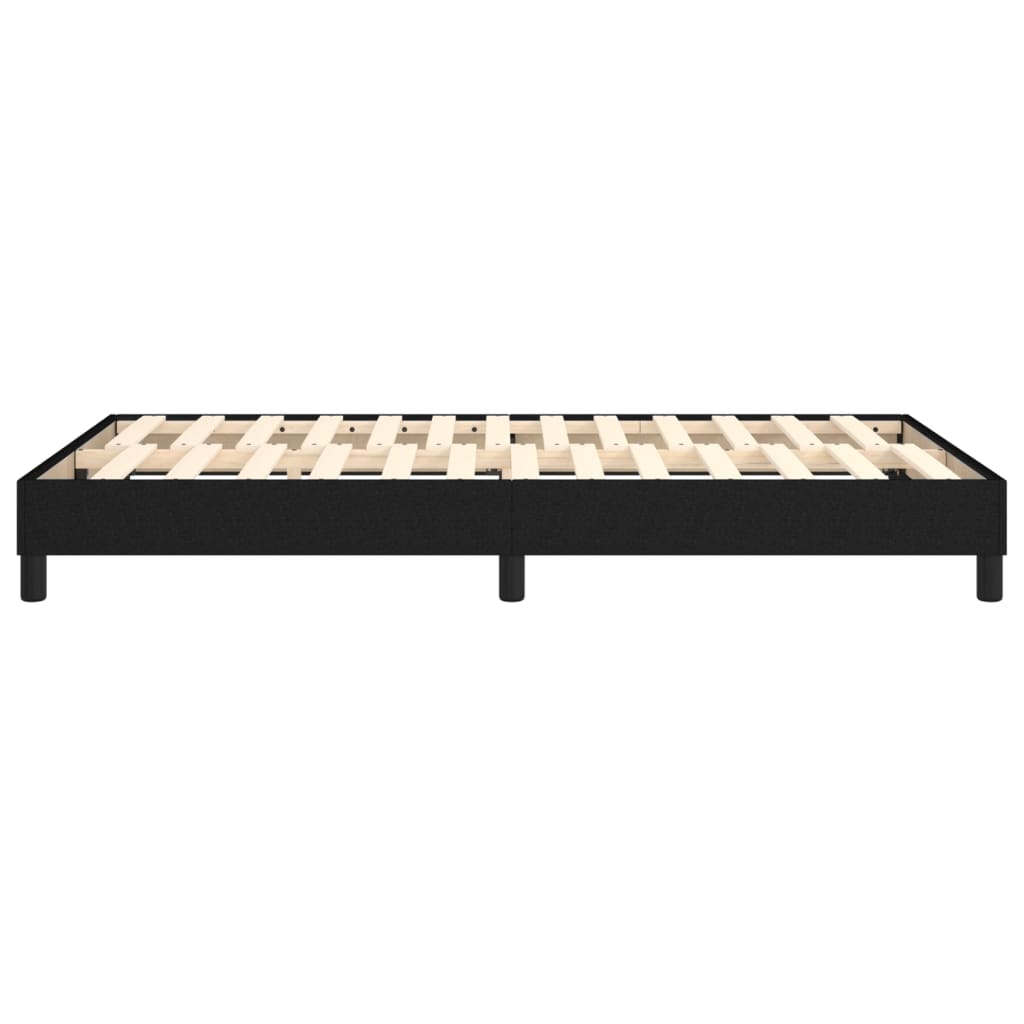 Boxspring sengeramme Sort 120x200 cm Stof