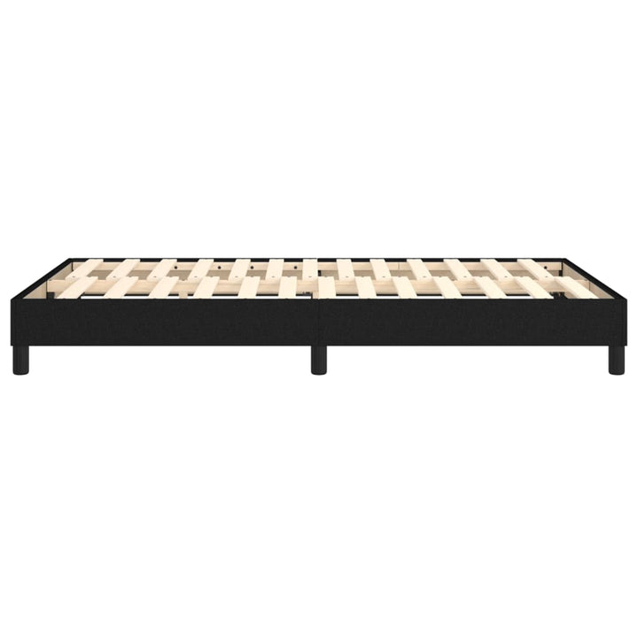 Boxspring sengeramme Sort 120x200 cm Stof