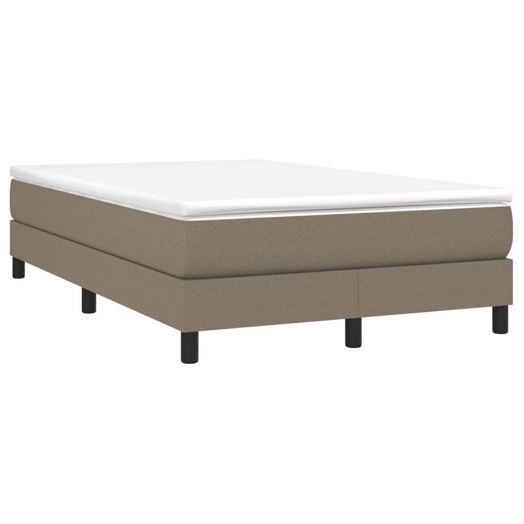 Boxspring sengeramme Taupe 120x200 cm Stof