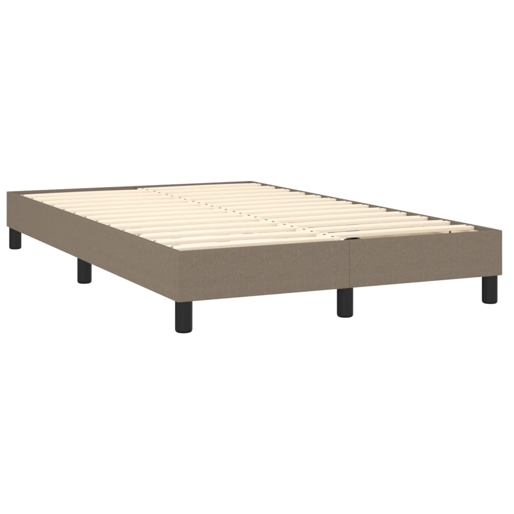 Boxspring sengeramme Taupe 120x200 cm Stof