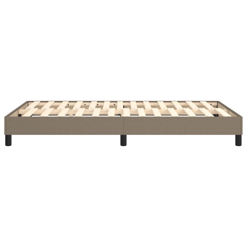 Boxspring sengeramme Taupe 120x200 cm Stof
