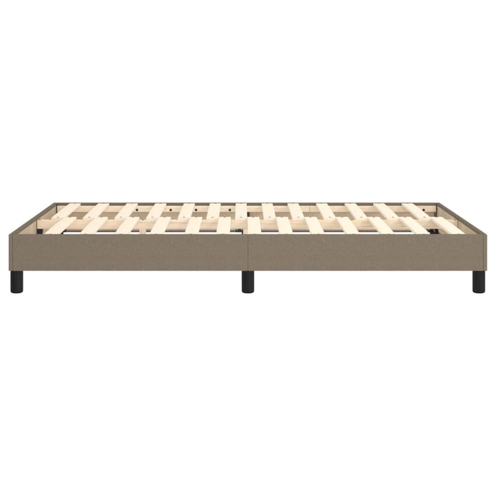 Boxspring sengeramme Taupe 120x200 cm Stof