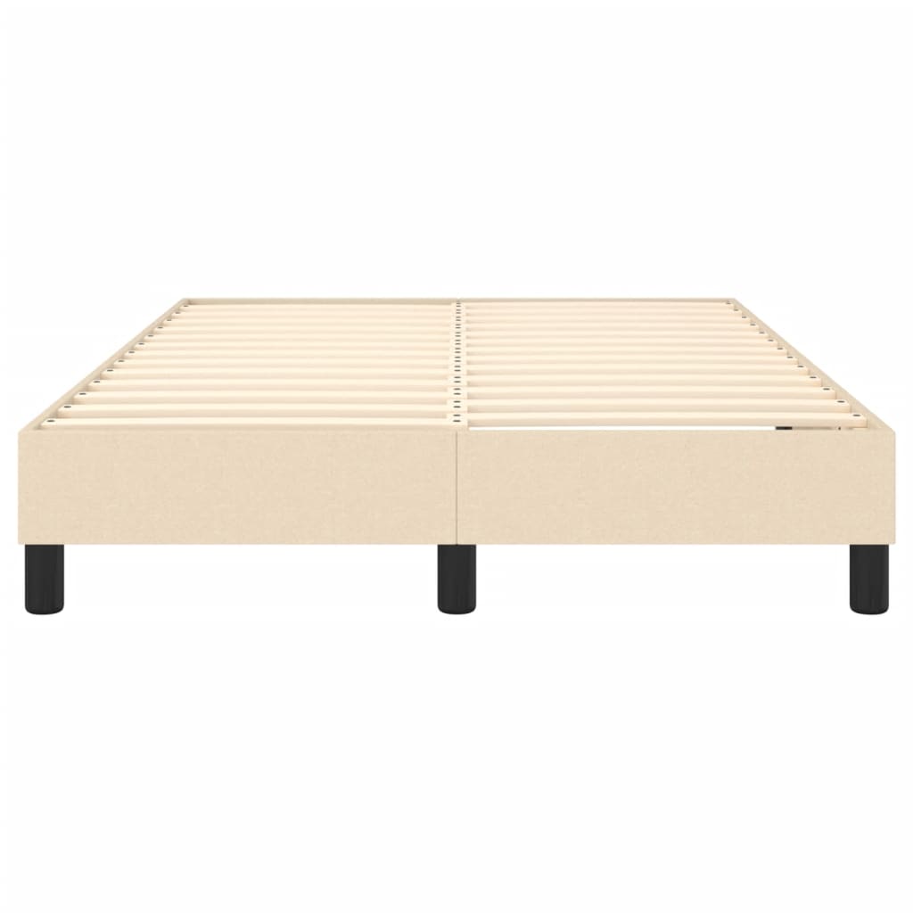 Boxspring sengeramme Creme 120x200 cm Stof