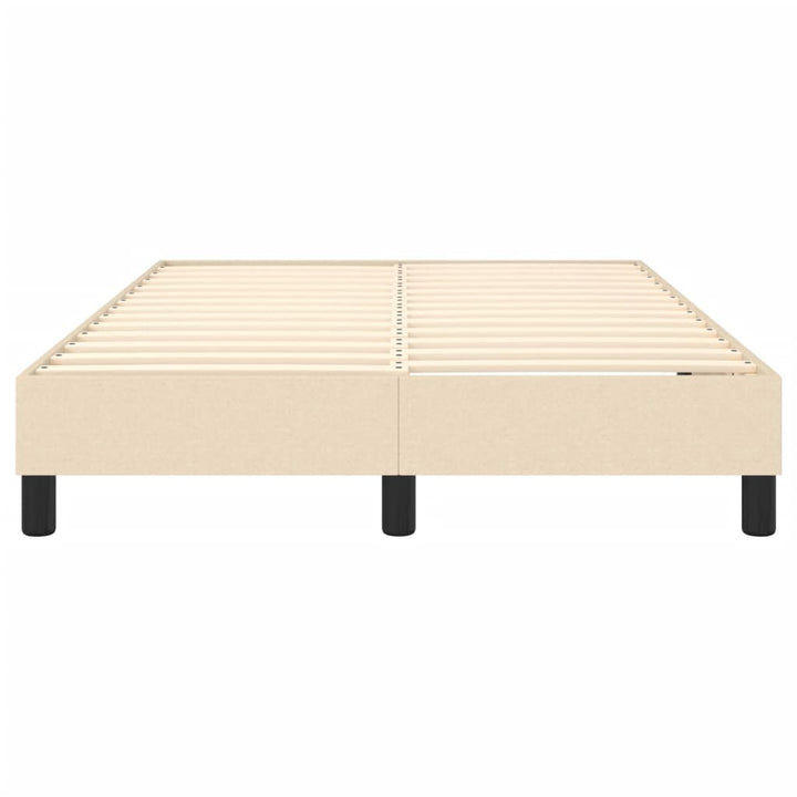 Boxspring sengeramme Creme 120x200 cm Stof