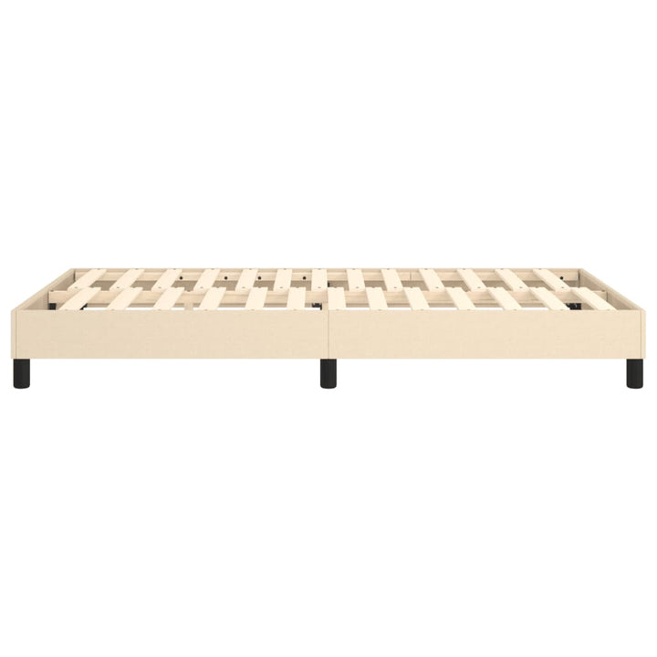 Boxspring sengeramme Creme 120x200 cm Stof
