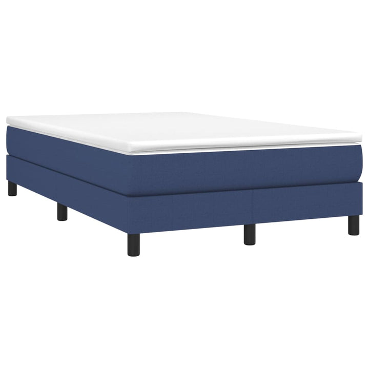 Boxspring sengeramme 120x200 cm stof blå