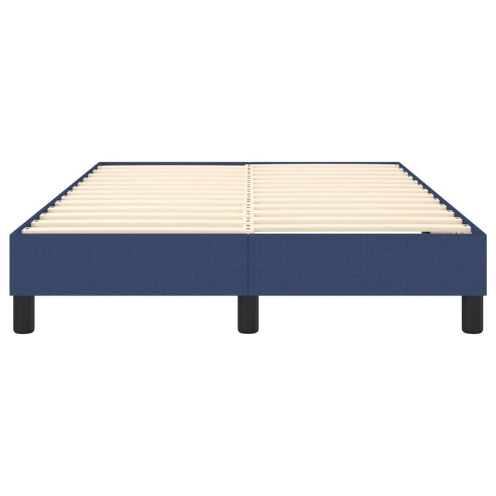 Boxspring sengeramme 120x200 cm stof blå