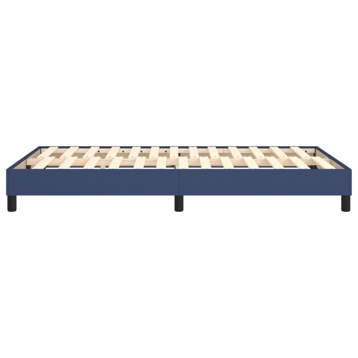 Boxspring sengeramme 120x200 cm stof blå