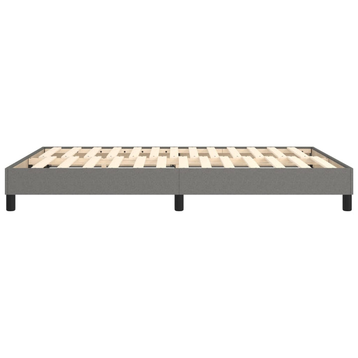 Boxspring sengeramme 140x190 cm stof mørkegrå