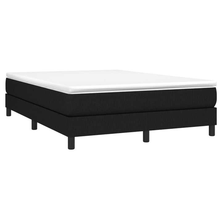 Boxspring sengeramme 140x190 cm stof sort