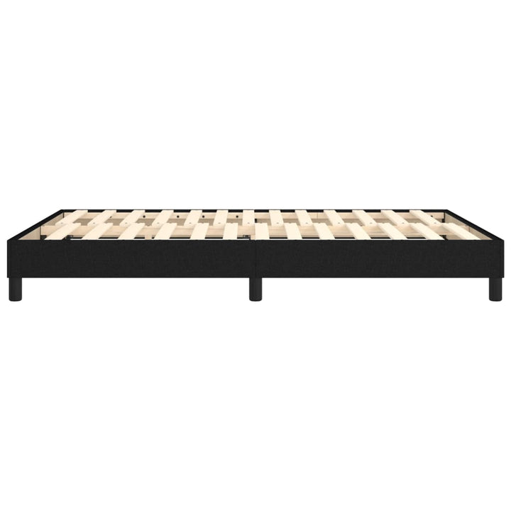 Boxspring sengeramme 140x190 cm stof sort