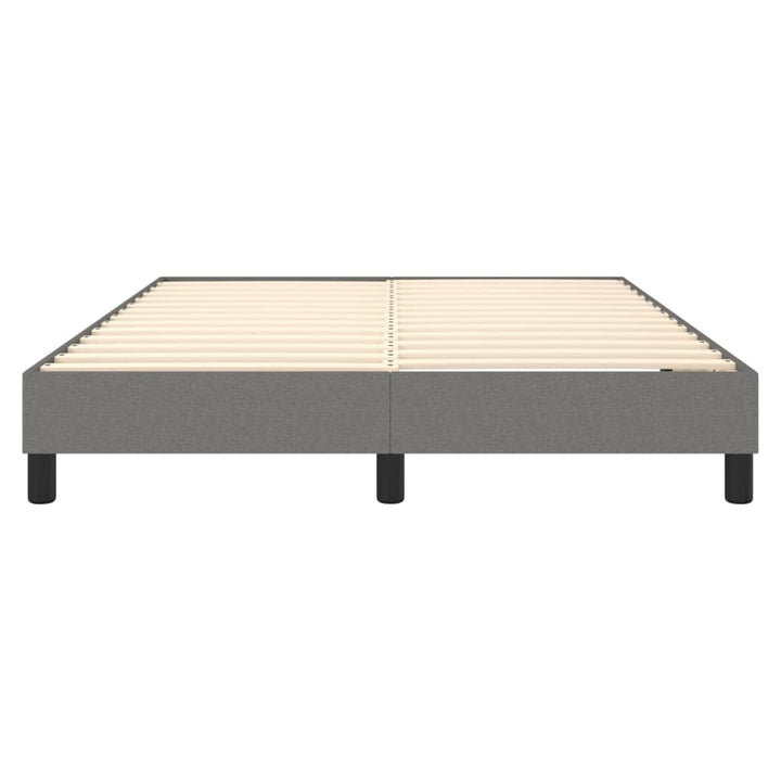 Boxspring sengeramme 140x200 cm stof mørkegrå