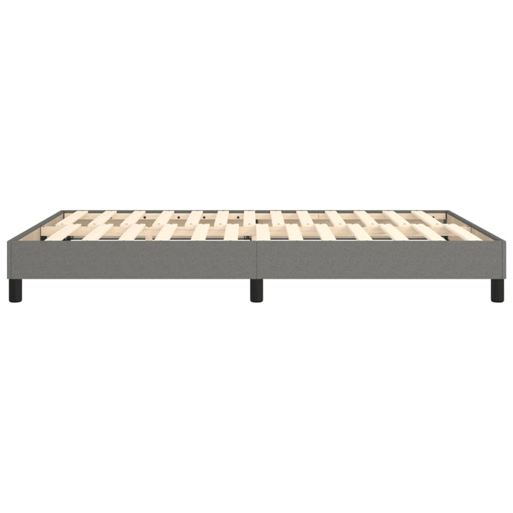 Boxspring sengeramme 140x200 cm stof mørkegrå