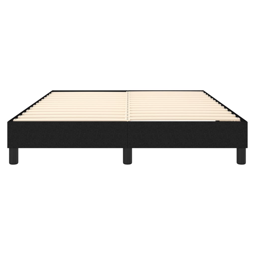 Boxspring sengeramme 140x200 cm stof sort