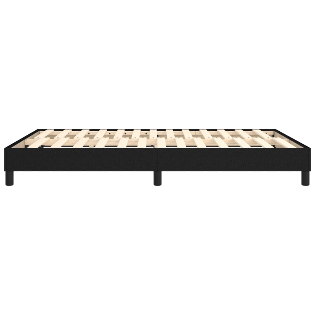 Boxspring sengeramme 140x200 cm stof sort