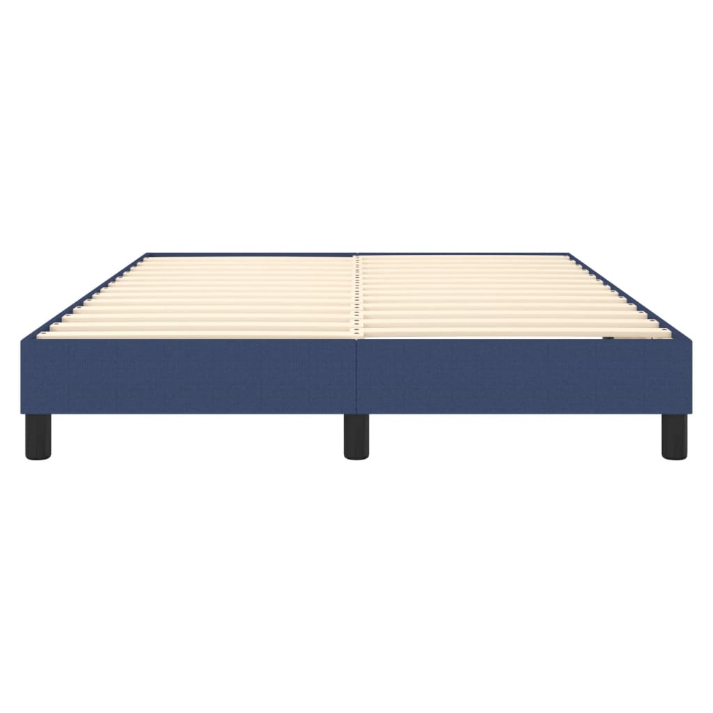 Boxspring sengeramme 140x200 cm stof blå