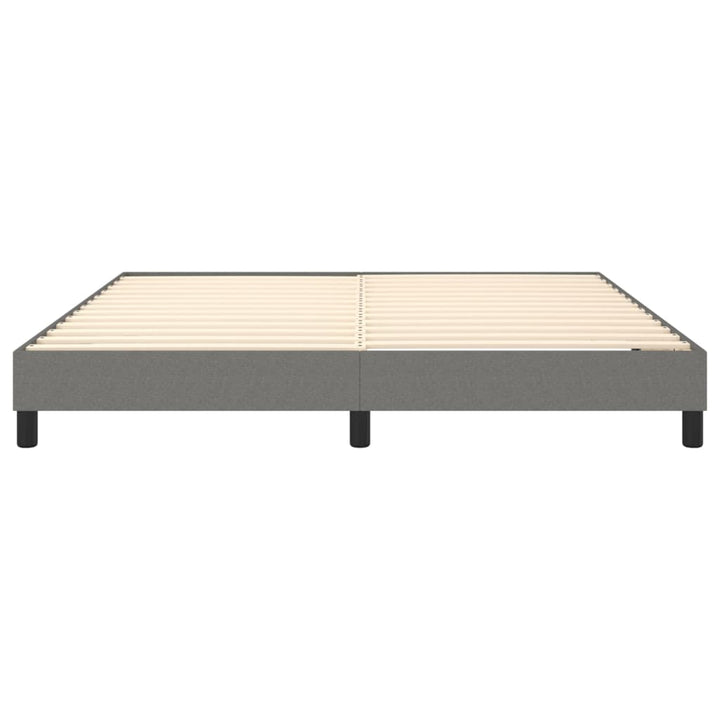 Boxspring sengeramme 160x200 cm stof mørkegrå