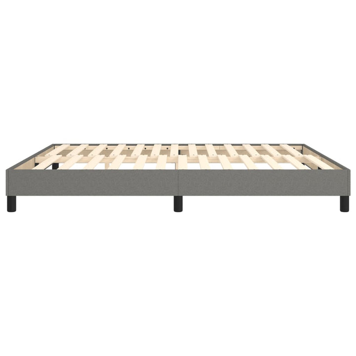 Boxspring sengeramme 160x200 cm stof mørkegrå