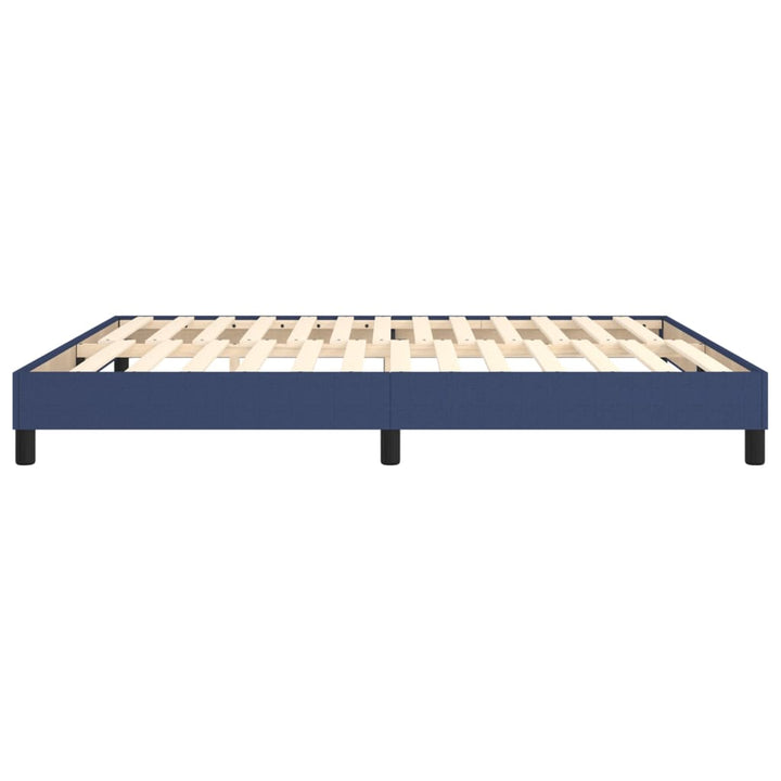Boxspring sengeramme 160x200 cm stof blå
