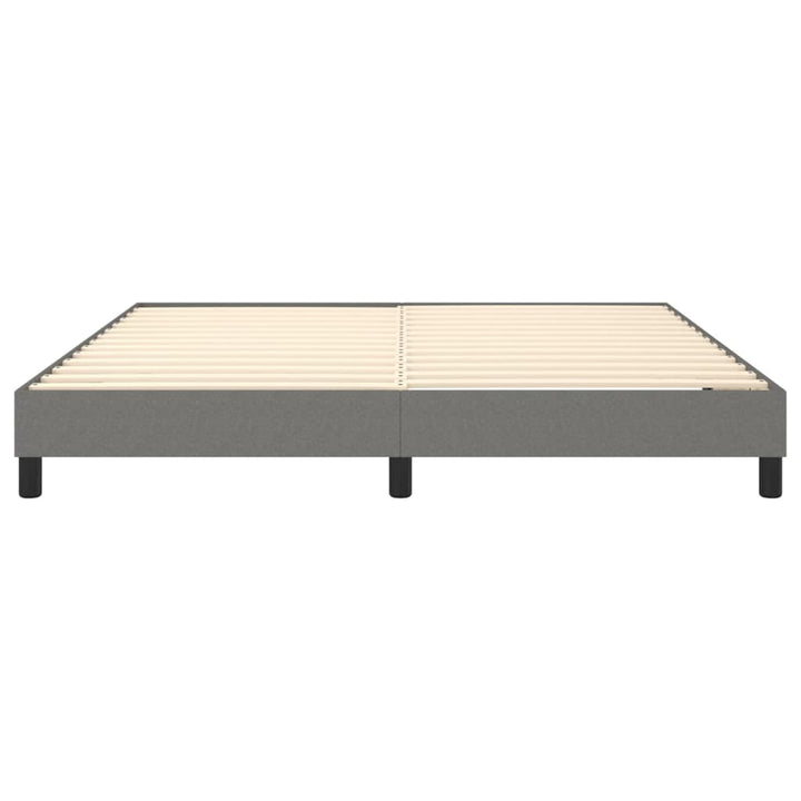 Boxspring sengeramme 180x200 cm stof mørkegrå