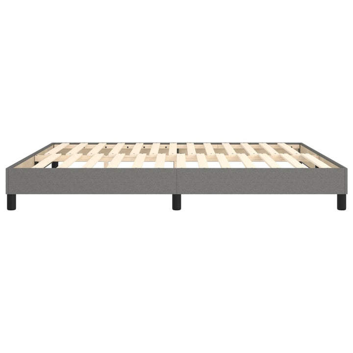 Boxspring sengeramme 180x200 cm stof mørkegrå