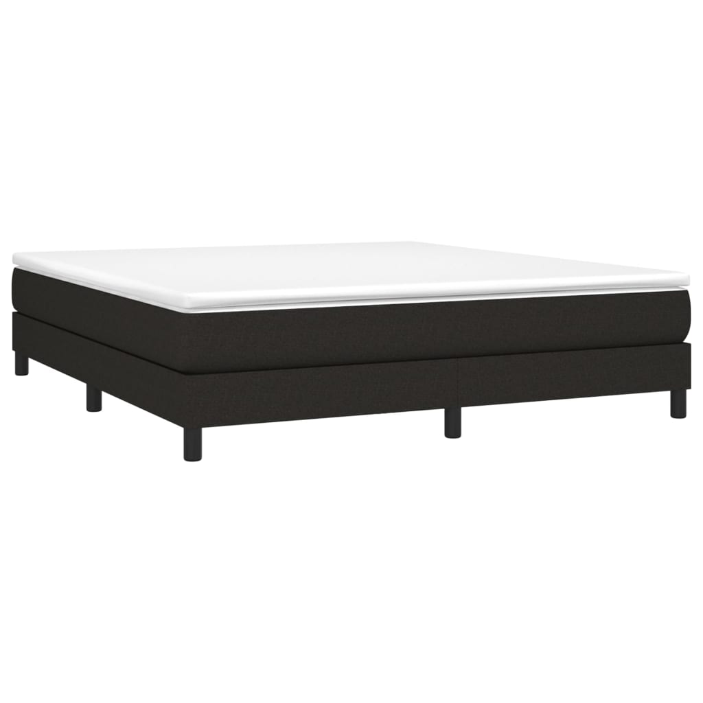 Boxspring sengeramme 180x200 cm stof sort